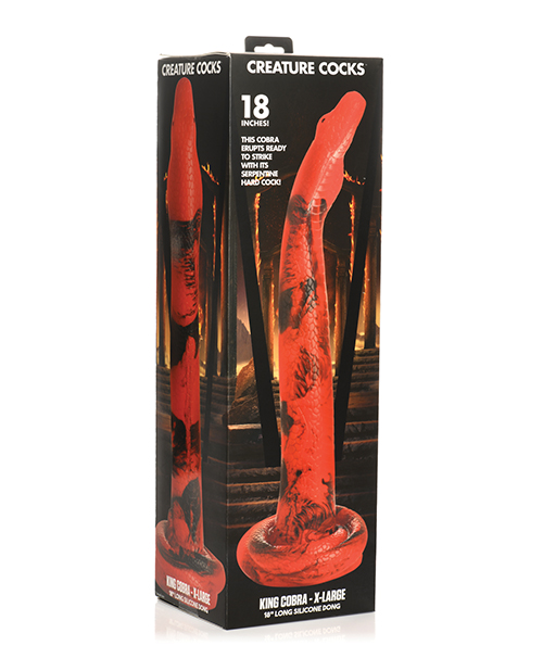 Creature Cocks King Cobra X-Large 18" Silicone XL Dong Anal Snake Dild mojozau Creature Cocks King Cobra X-Large 18" Silicone XL Dong Anal Snake Dild mojozau