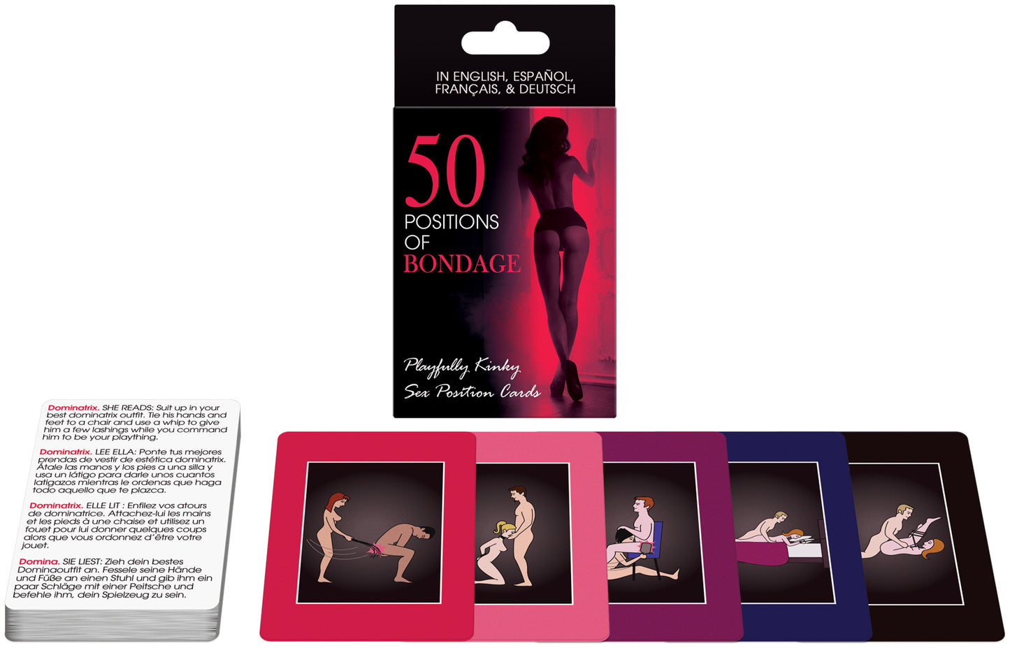 50 Positions of Bondage Sex Position Cards Card Game