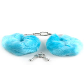 Baile Fluffy Handcuffs Blue