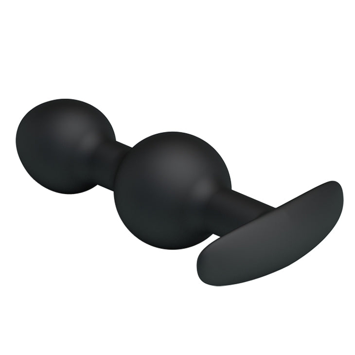 Silicone Anal Ball Butt Plug 4.05" x 1.02" Black