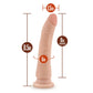 Dr. Skin Realistic Cock Basic 8.5" Dildo Large Dong Suction Cup Sex Toy