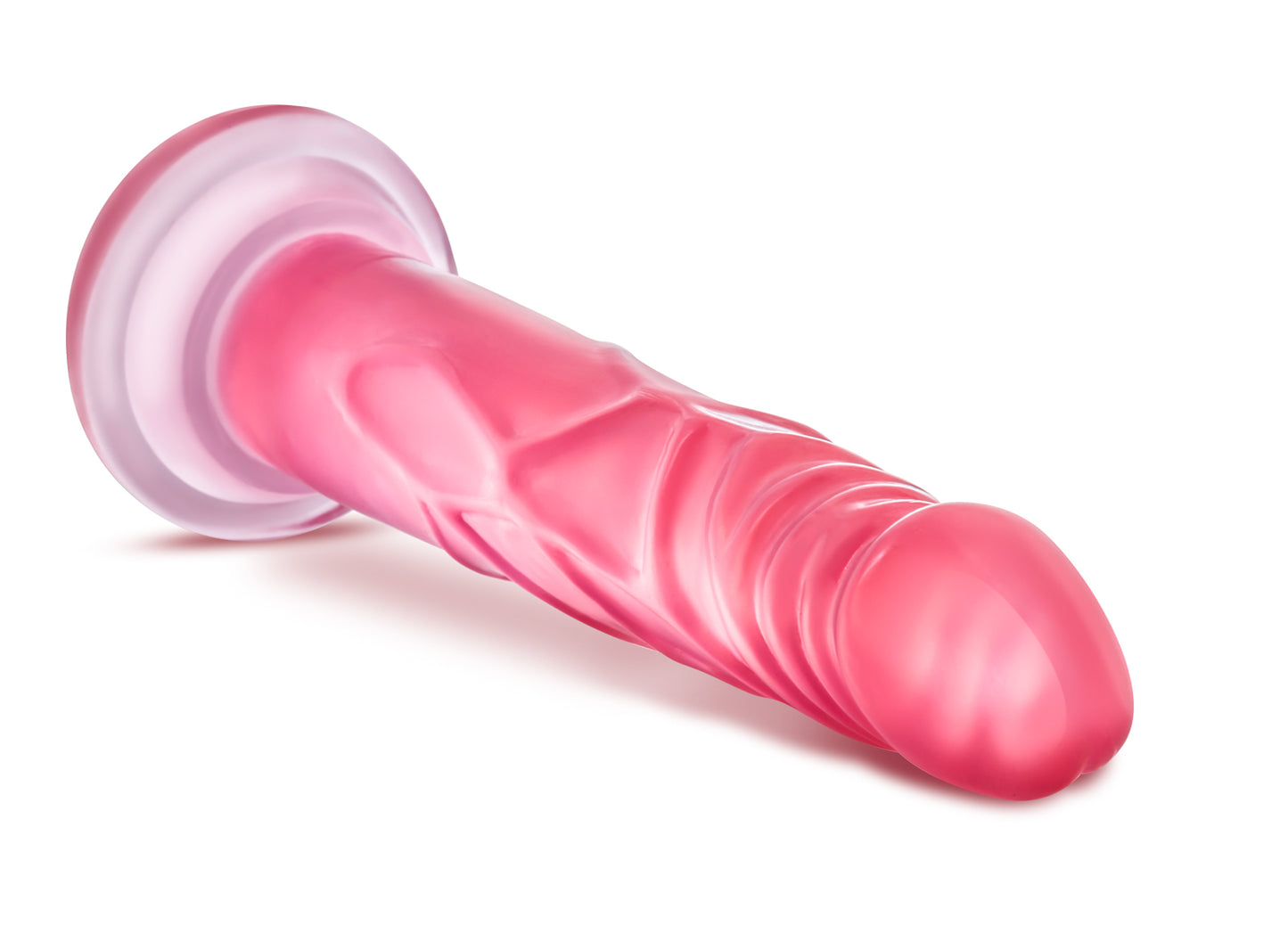 7.5" Blush B Yours Sweet N Hard Dildo Realistic Dong Suction Cup Sex Toy