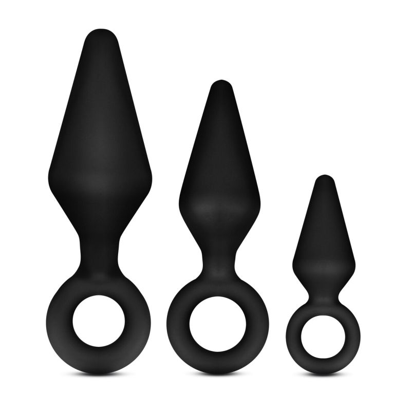 Anal Adventures Platinum Silicone Loop Plug Kit