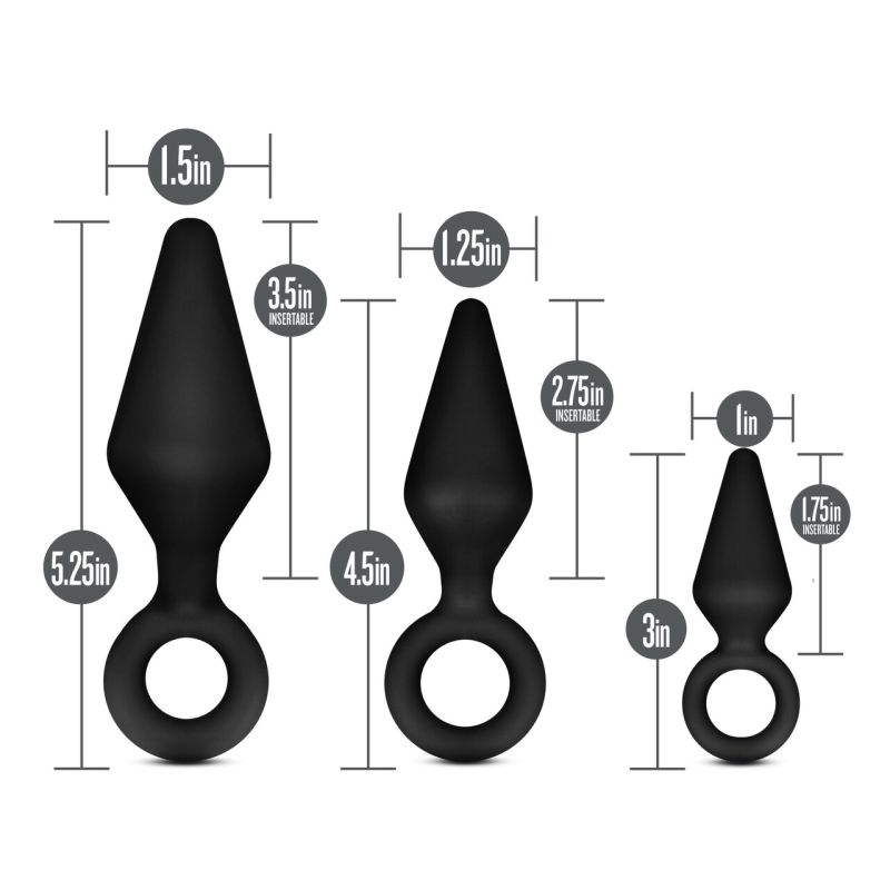 Anal Adventures Platinum Silicone Loop Plug Kit