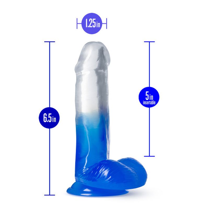 B Yours Morning Dew 6in Dildo Stella Blue