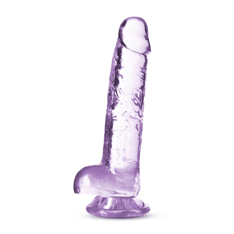 Naturally Yours 7" Crystaline Dildo Amethyst