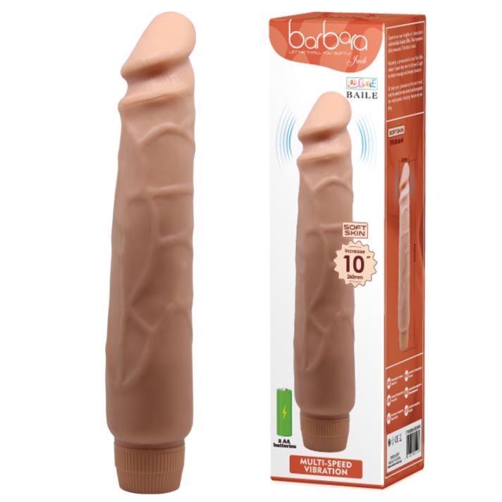 Baile 10" Realistic Vibrating Dildo