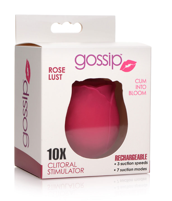 GOSSIP CUM INTO BLOOM CLITORAL VIBRATOR - ROSE LUST