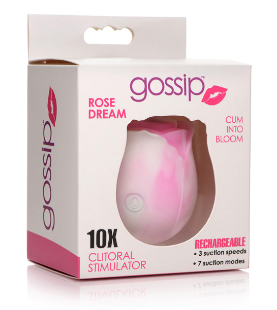 GOSSIP CUM INTO BLOOM CLITORAL VIBRATOR - ROSE DREAM