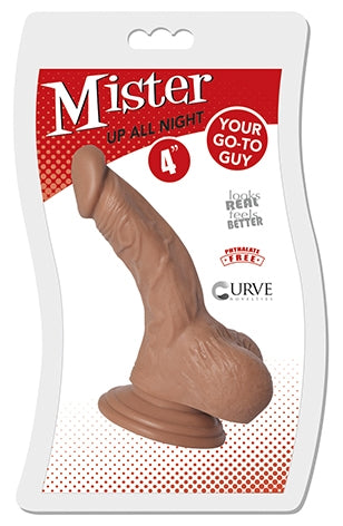 Mister Up All Night - Caramel 4" Insertable