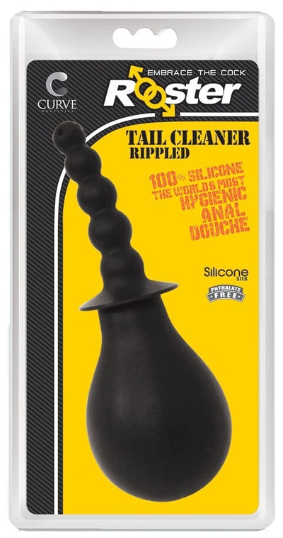 Rooster Tail Cleaner Rippled - Black