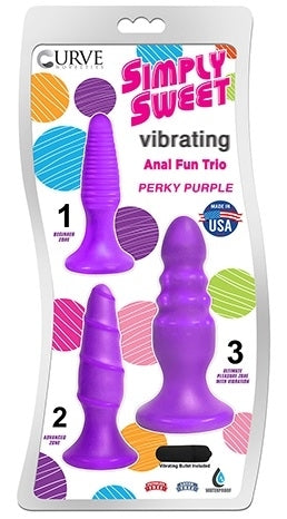 Simply Sweet Perky Purple Plug Trio