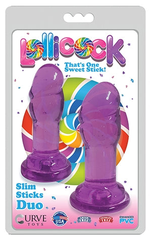 Lollicock Slim Stick Duo Grape Ice