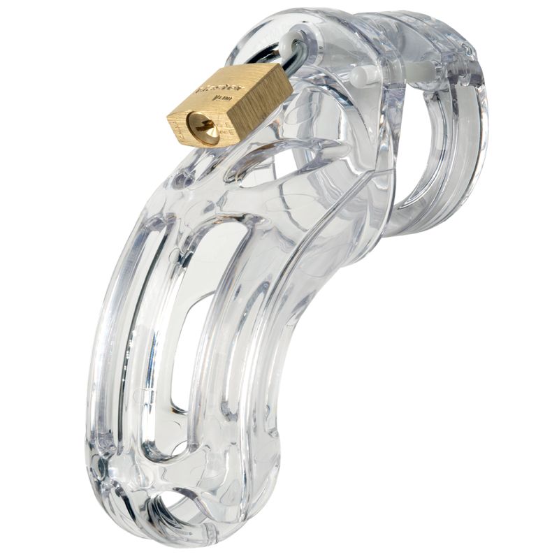 CB-X Cockcage The Curve Male Penis Chastity Kit Cage Clear