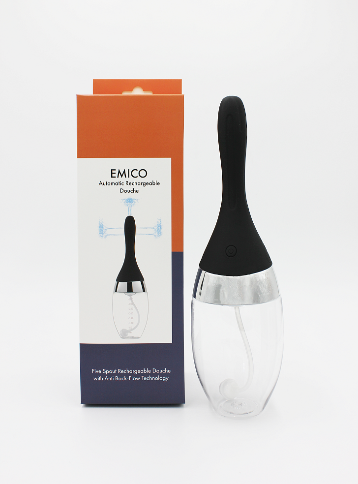 Emico AUTO Anal Cleanser Douche Rectal Enema Bulb Rechargeable Vaginal Cleaner