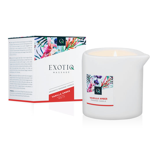 Exotiq Massage Candle Vanilla Amber 200g