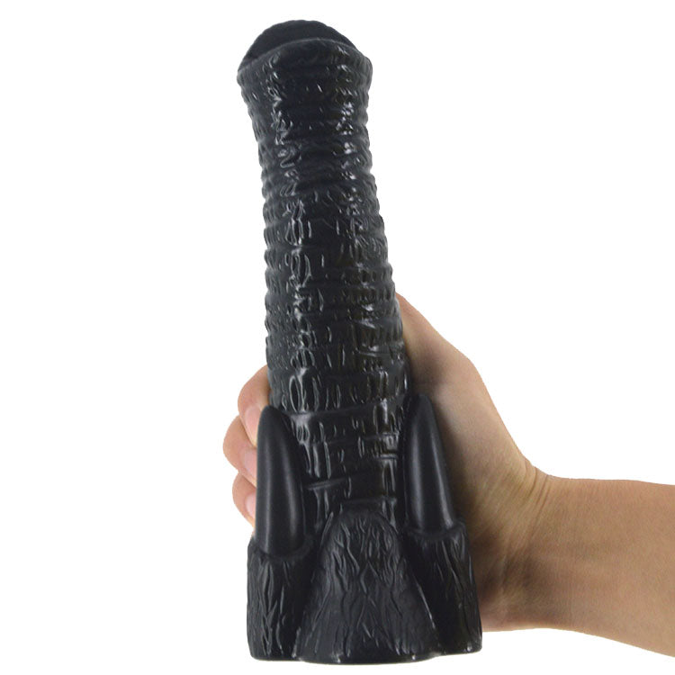 FAAK Elephant Dildo Large Anal Plug Black