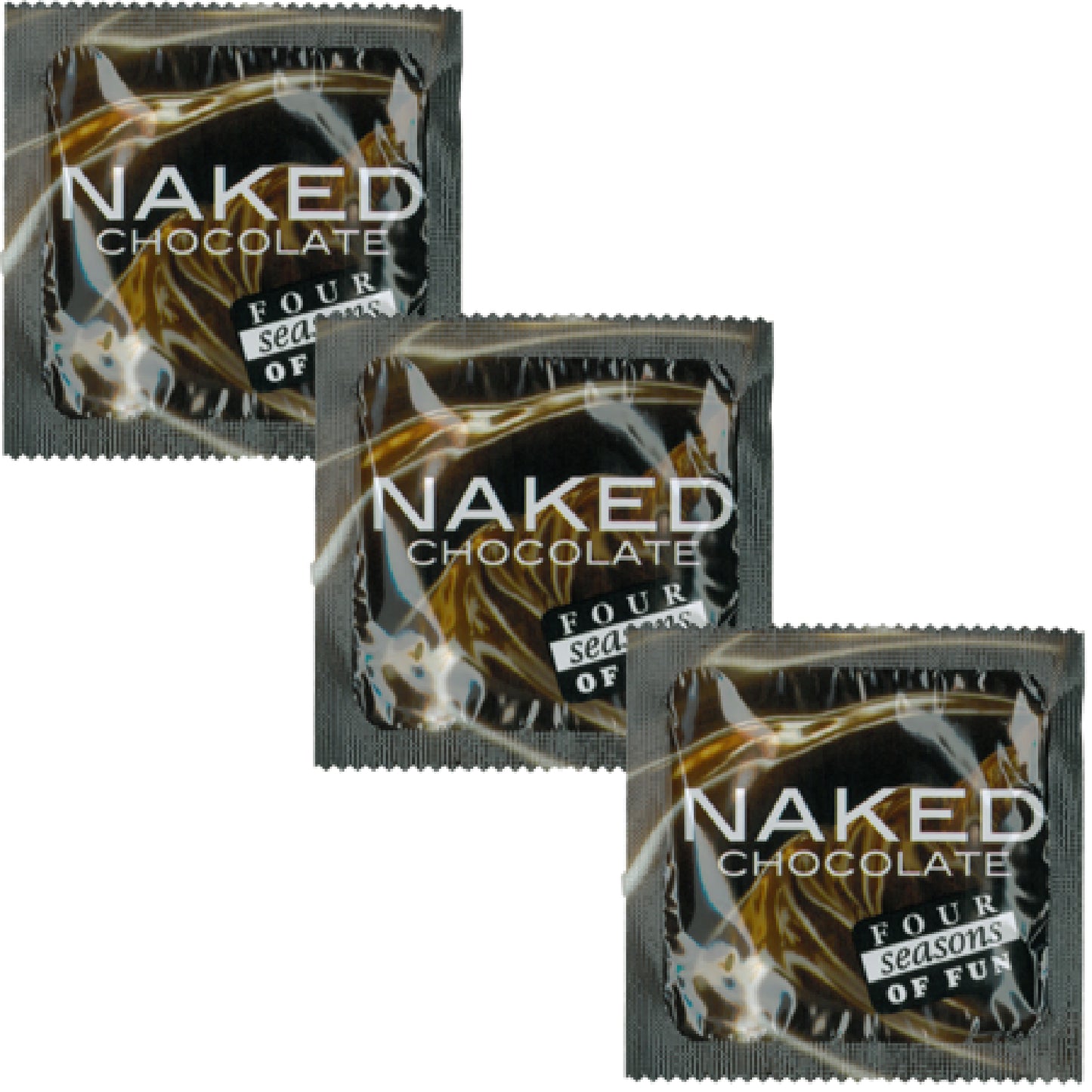 Four Seasons Naked Chocolate Condoms 144's