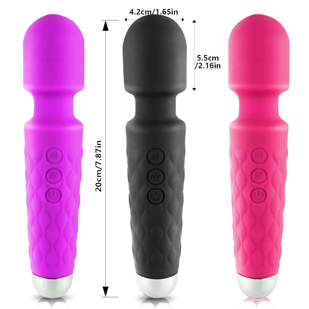Bebuzzed Chubby Wand USB Rechargeable Vibrator Pink