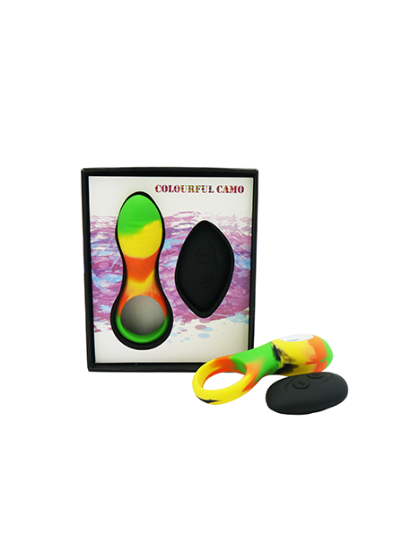 Camo Bravo Vibrating Cock Ring Couples Clitoral Stimulator USB Vibrator Sex Toy