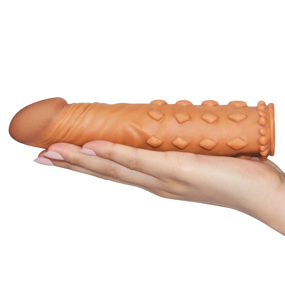 Lovetoy Pleasure X-Tender ADD 2'' Penis Sleeve Cock Extender Ring