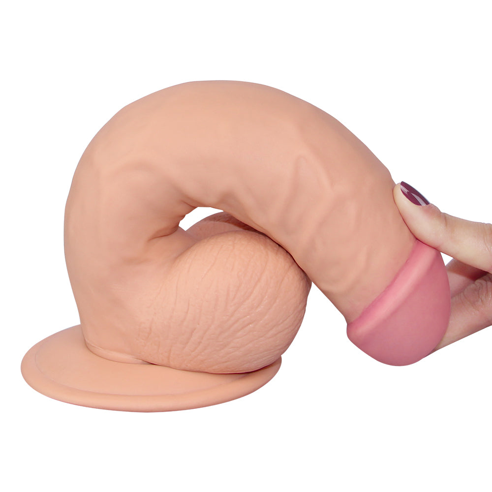 Lovetoy Ultra Soft Dude 8.5" Realistic Dildo Suction Cup Dong