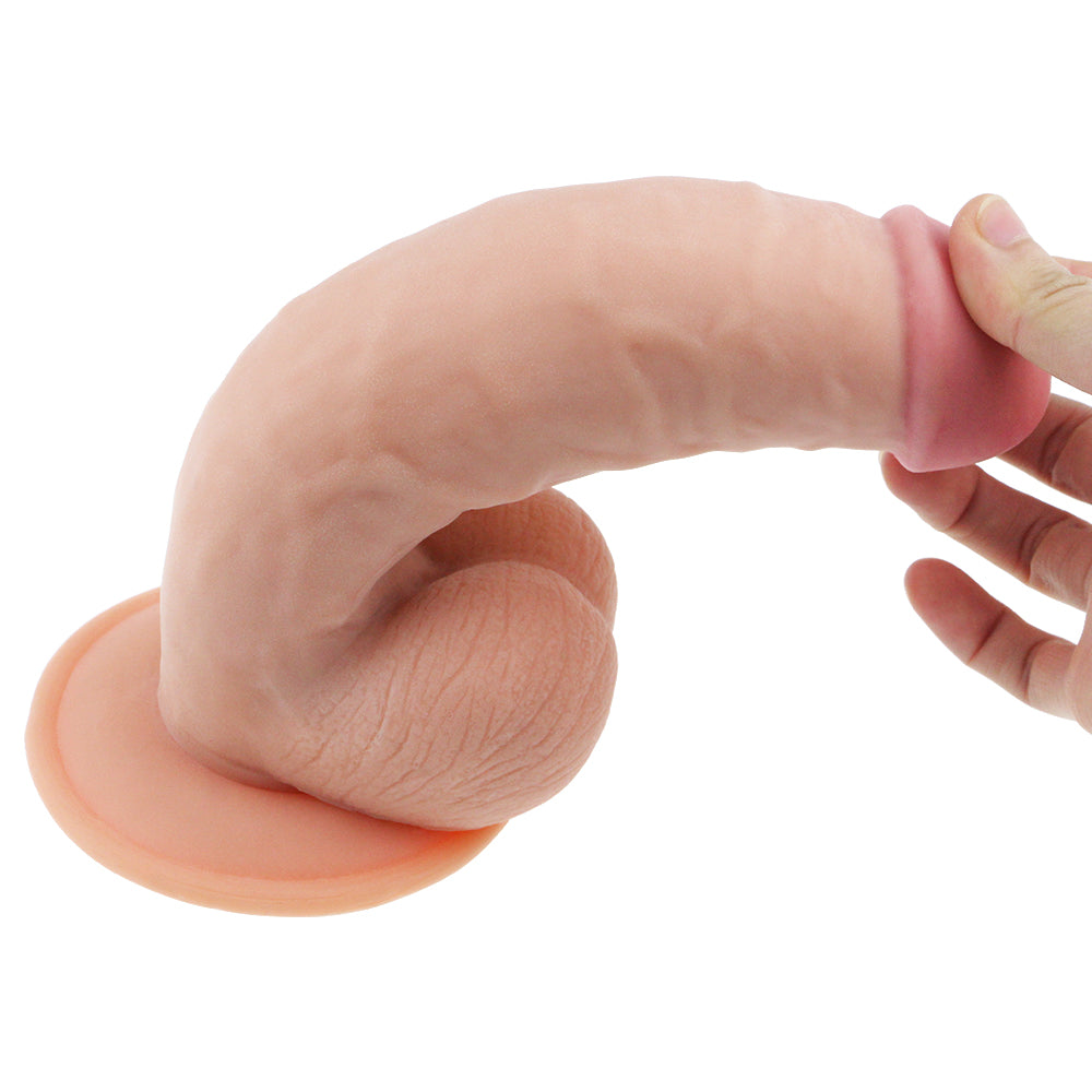 Lovetoy Ultra Soft Dude 8.5" Realistic Dildo Suction Cup Dong