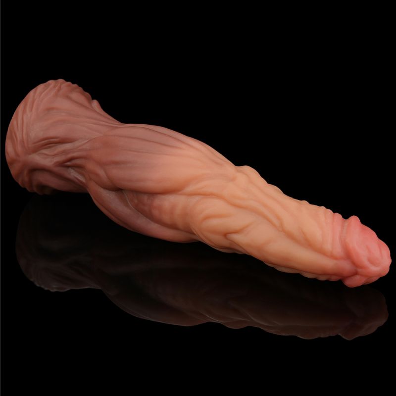 Lovetoy Nature Cock 9.5” ALIEN Dual-Layer Silicone Dildo Realistic Sex Toy