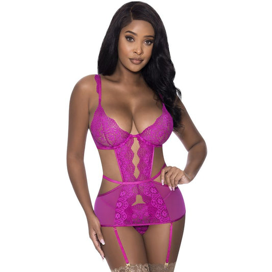 Cutout Dress and G-String Set Sexy Lingerie Negligee S, M, L