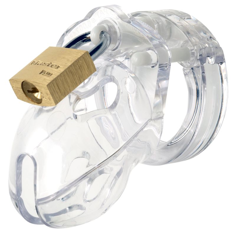 CB-X Cockcage Mr Stubb Male Penis Chastity Kit Cage Clear