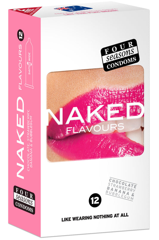 Condom Ultra Thin 12pk Naked Flavours 54mm - (Sold In Packs Of 6)