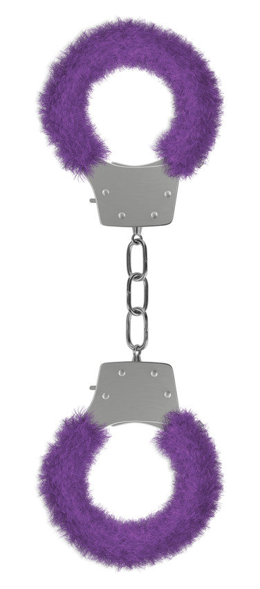 Pleasure Handcuffs Furry - Purple