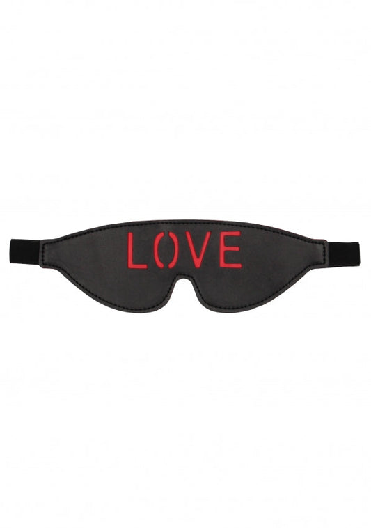 Ouch! Blindfold - LOVE - Black