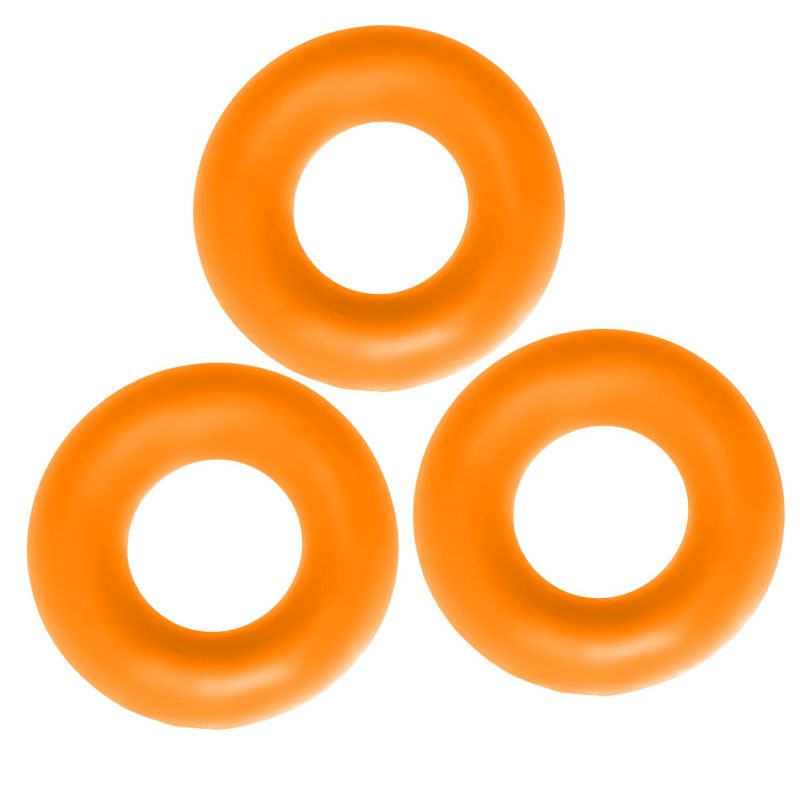 Fat Willy 3 Pc Jumbo Cockrings Orange