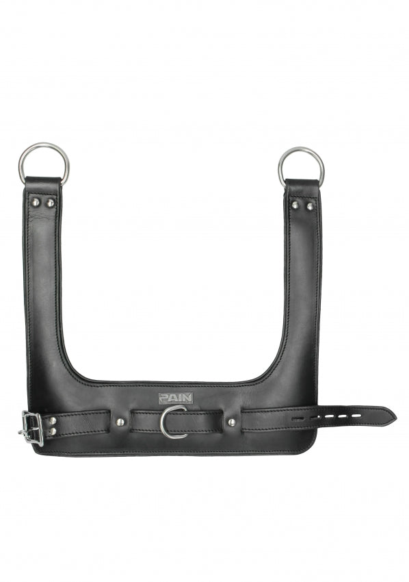 Heavy Duty Leather Suspension Cuffs - Black