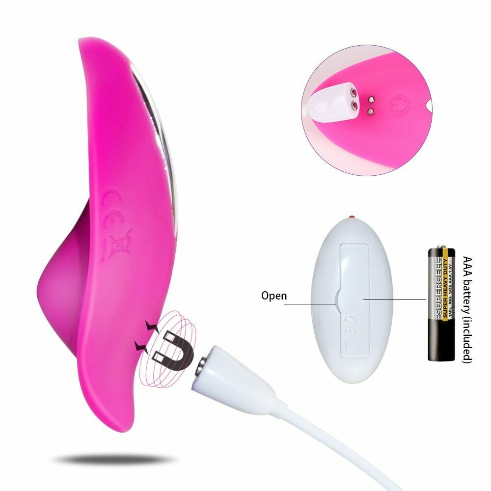 BeBuzzed Poppy Wearable Panty Vibrator Remote Controlled USB Rechargeable Pink
