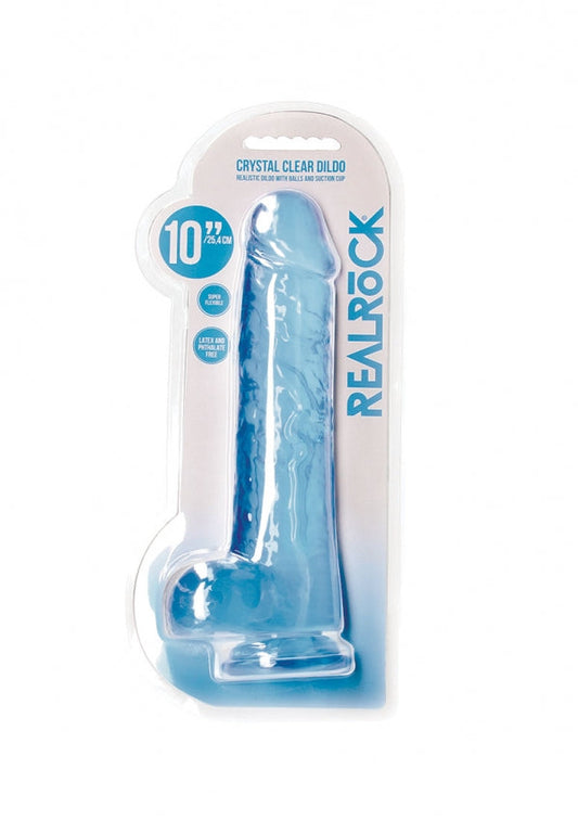 Realistic Dildo With Balls 10" / 25.4 cm