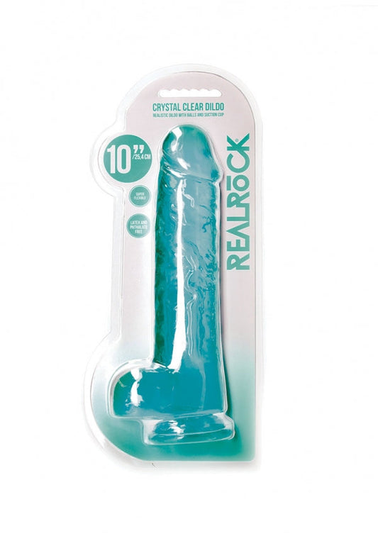 Realistic Dildo With Balls 10" / 25.4 cm