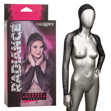 CalExotics Radiance Plus Size Hooded Shoulder Shrug