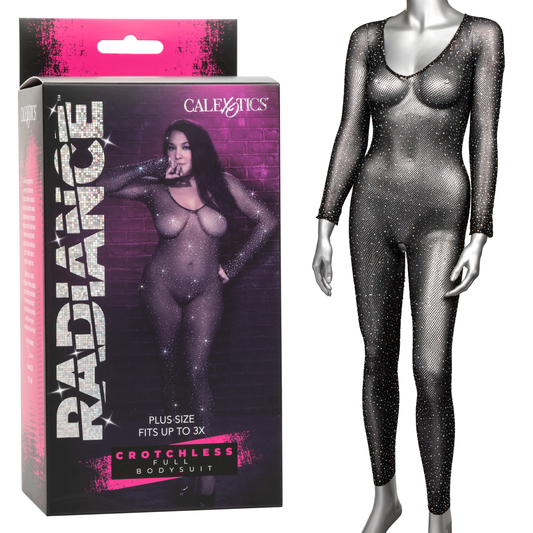 CalExotics Radiance Plus Size Crotchless Full Body Suit
