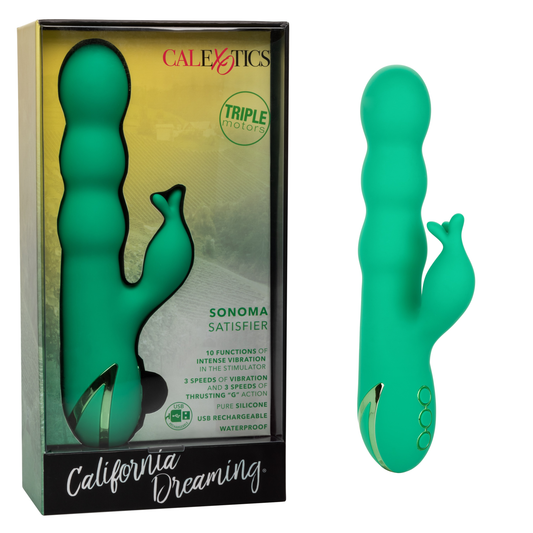 California Dreaming Sonoma Satisfier G Spot Rabbit Vibrator