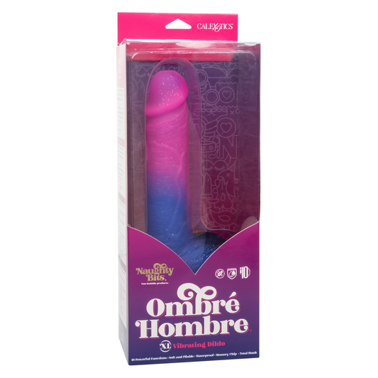 Naughty Bits OmbrÃ© Hombre XL Vibrating Dildo