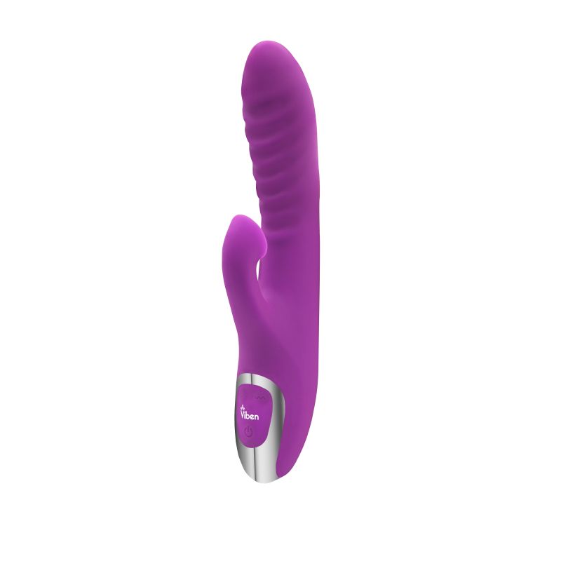 Viben Frenzy G Spot Rabbit Vibrator Clitoral Stimulator Air Pulse Vibe Sex Toy
