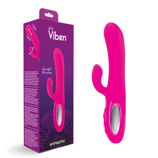 Viben Hypnotic Thrusting Rabbit Vibrator Swinging Clitoral Stimulator Sex Toy