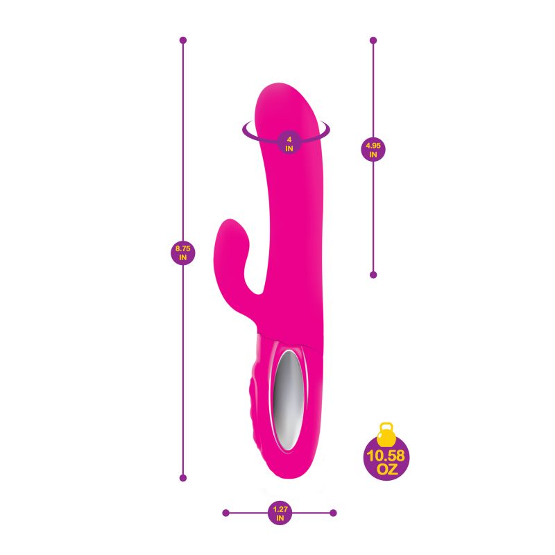 Viben Hypnotic Thrusting Rabbit Vibrator Swinging Clitoral Stimulator Sex Toy
