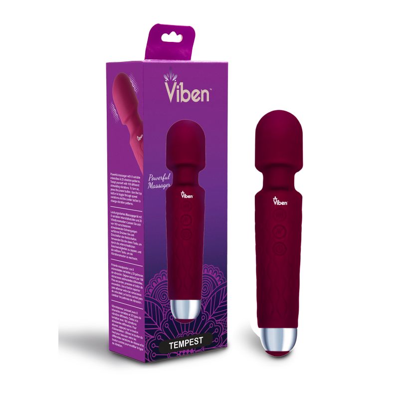 Viben Tempest Wand Body Massager POWERFUL Clitoral Stimulator Couples Sex Toy