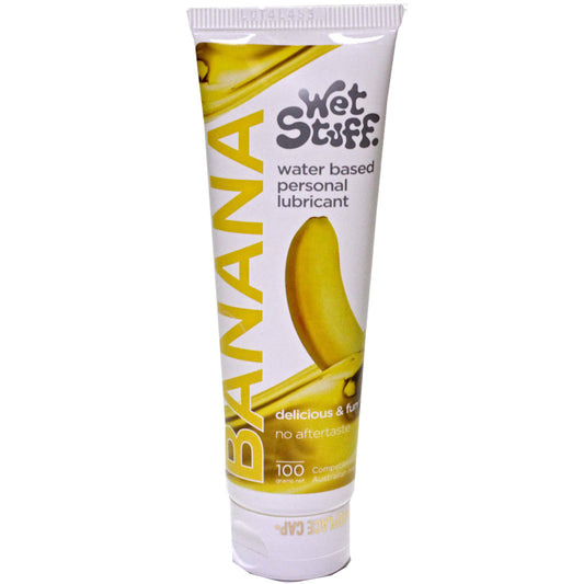 Wet Stuff Banana 100g Personal Flavoured Lubricant Sex Lube