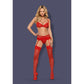 S800 Sheer Stockings Red