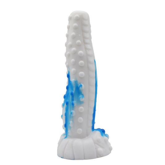 Tiger Dildo Blue/White