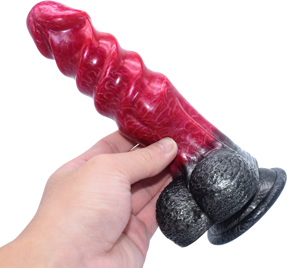 FAAK N5005 Aula 8" Platinum Silicone Anal Plug Dildo